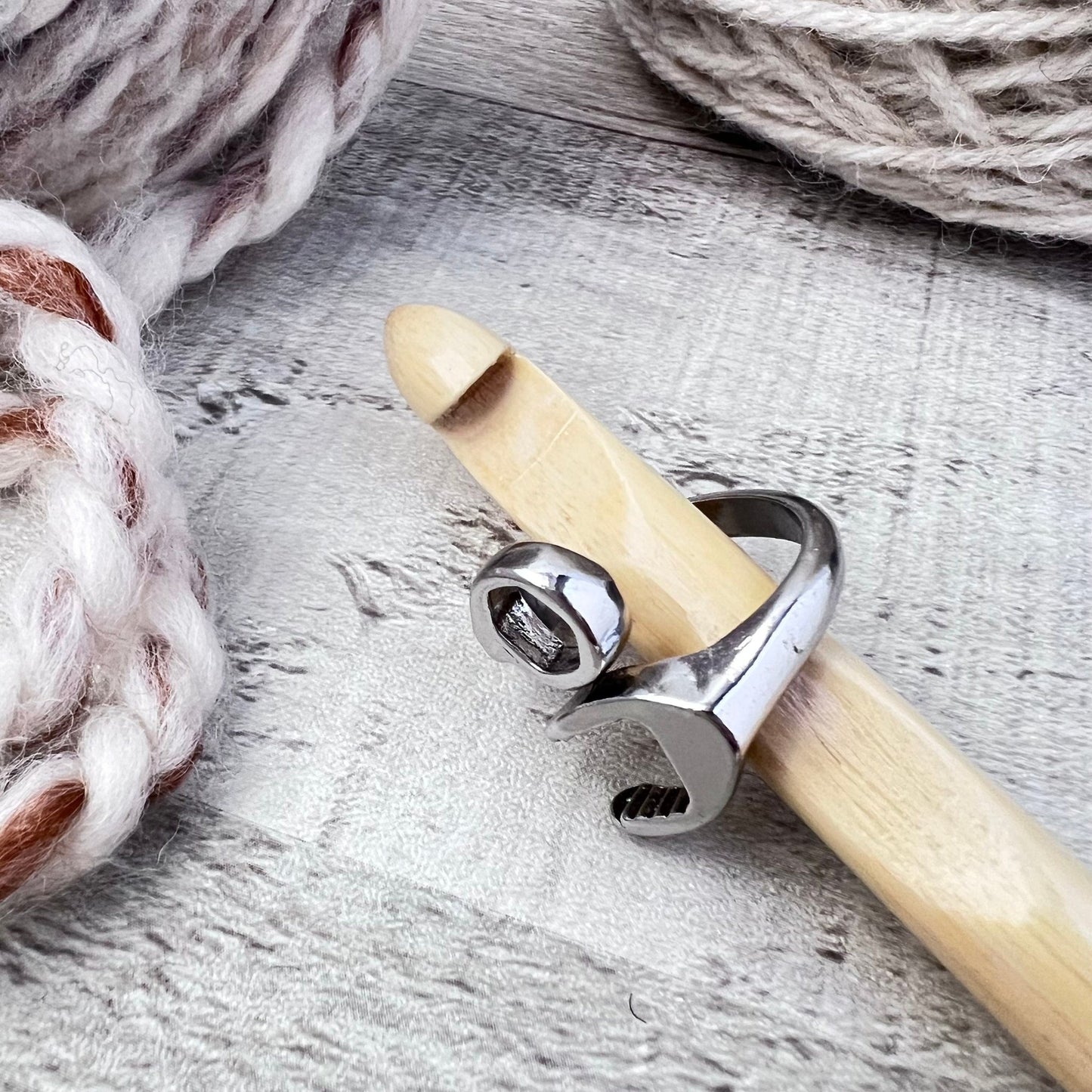 Wrench Adjustable Tension Ring - The Desert Stream Stitch