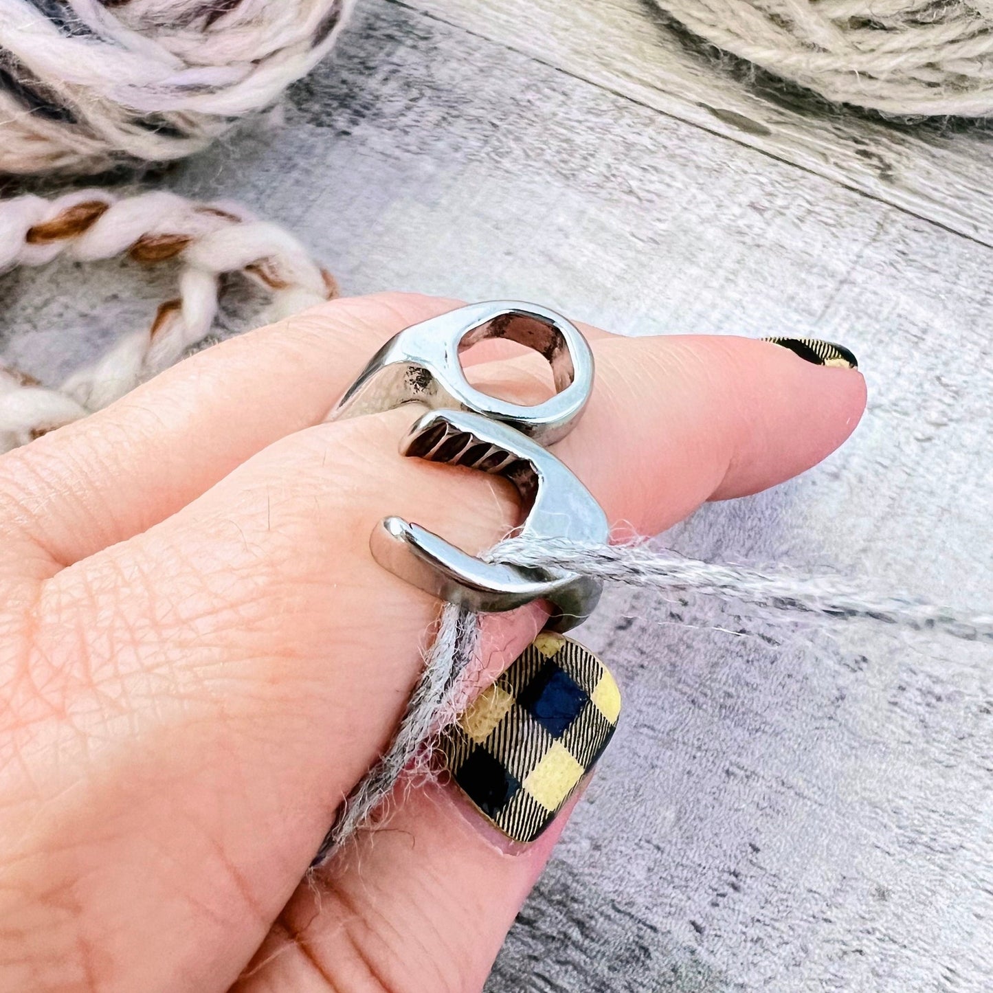 Wrench Adjustable Tension Ring - The Desert Stream Stitch