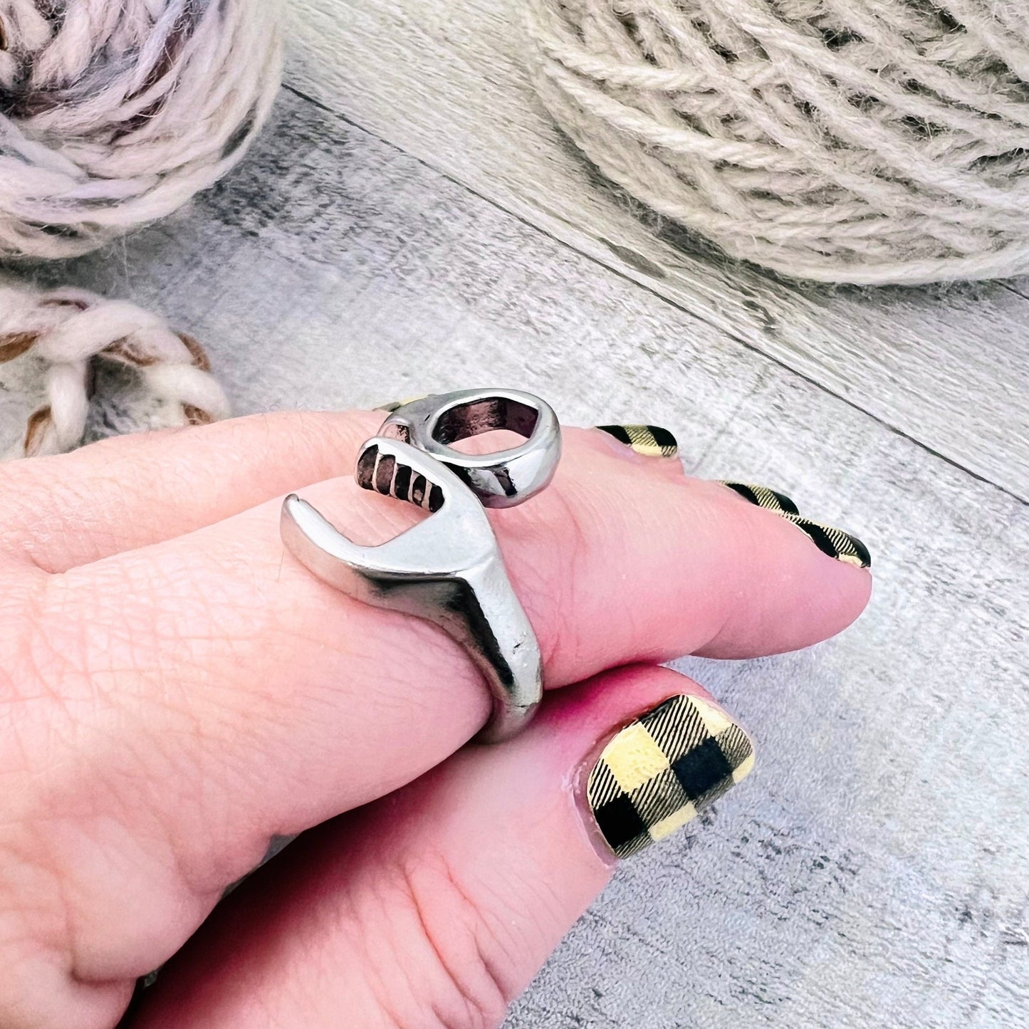 Wrench Adjustable Tension Ring - The Desert Stream Stitch
