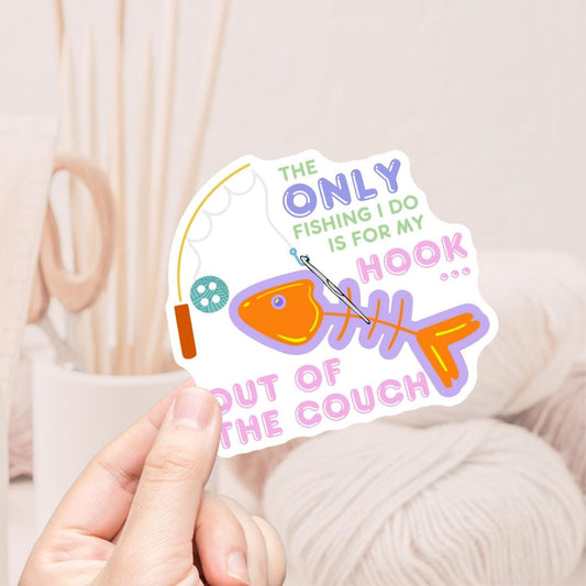 Vinyl Sticker - Fish Decal 3 Inch Water Resistant Craft Cart Laptop