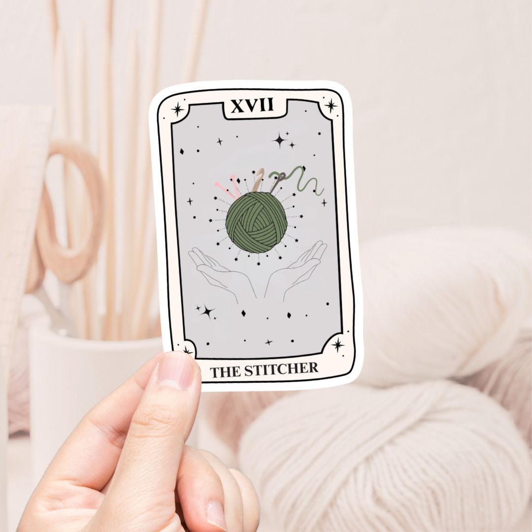 The Stitcher Vinyl Sticker - The Desert Stream Stitch
