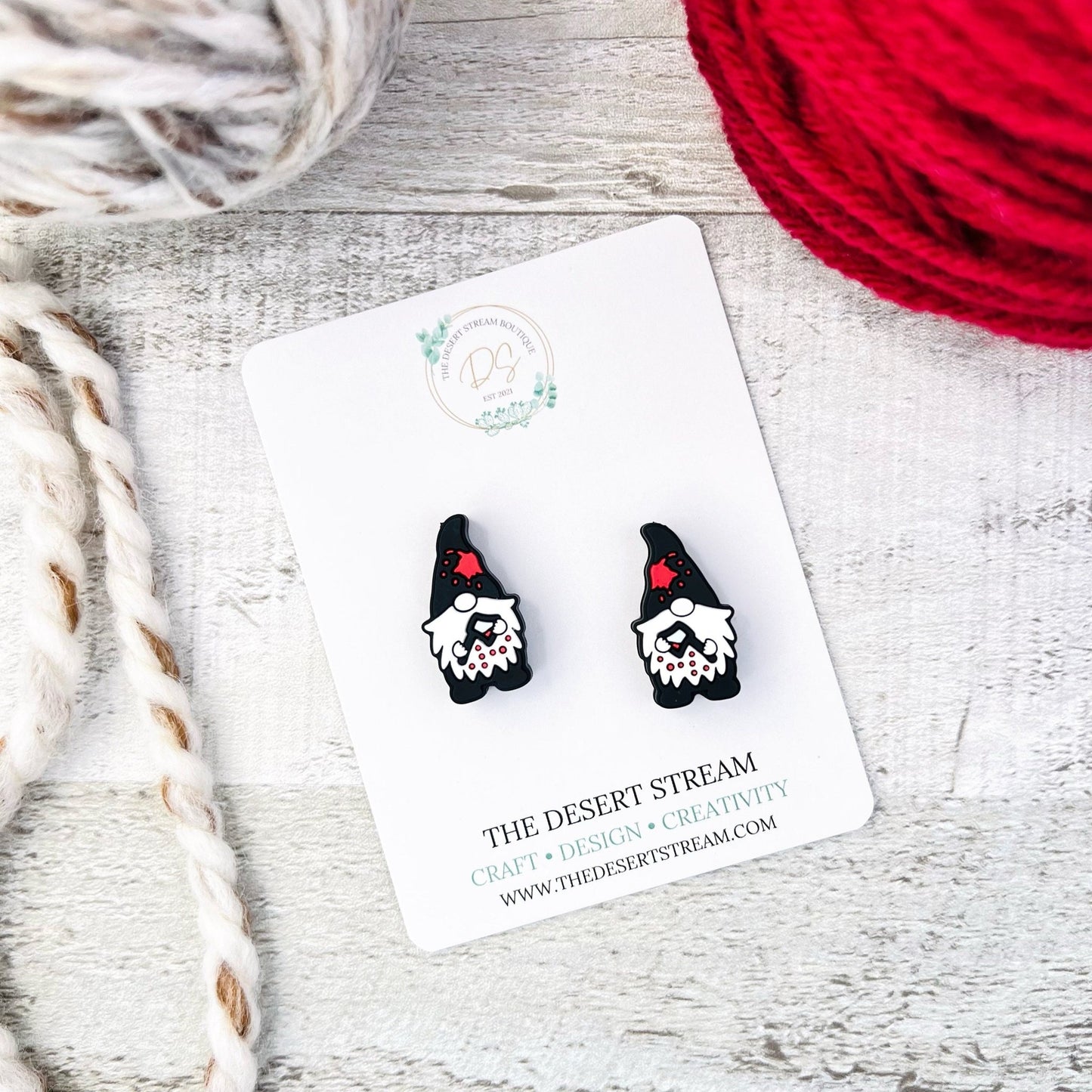 Axe Gnome Stitch Stoppers Knitting Needle Point Protectors - The Desert Stream Stitch