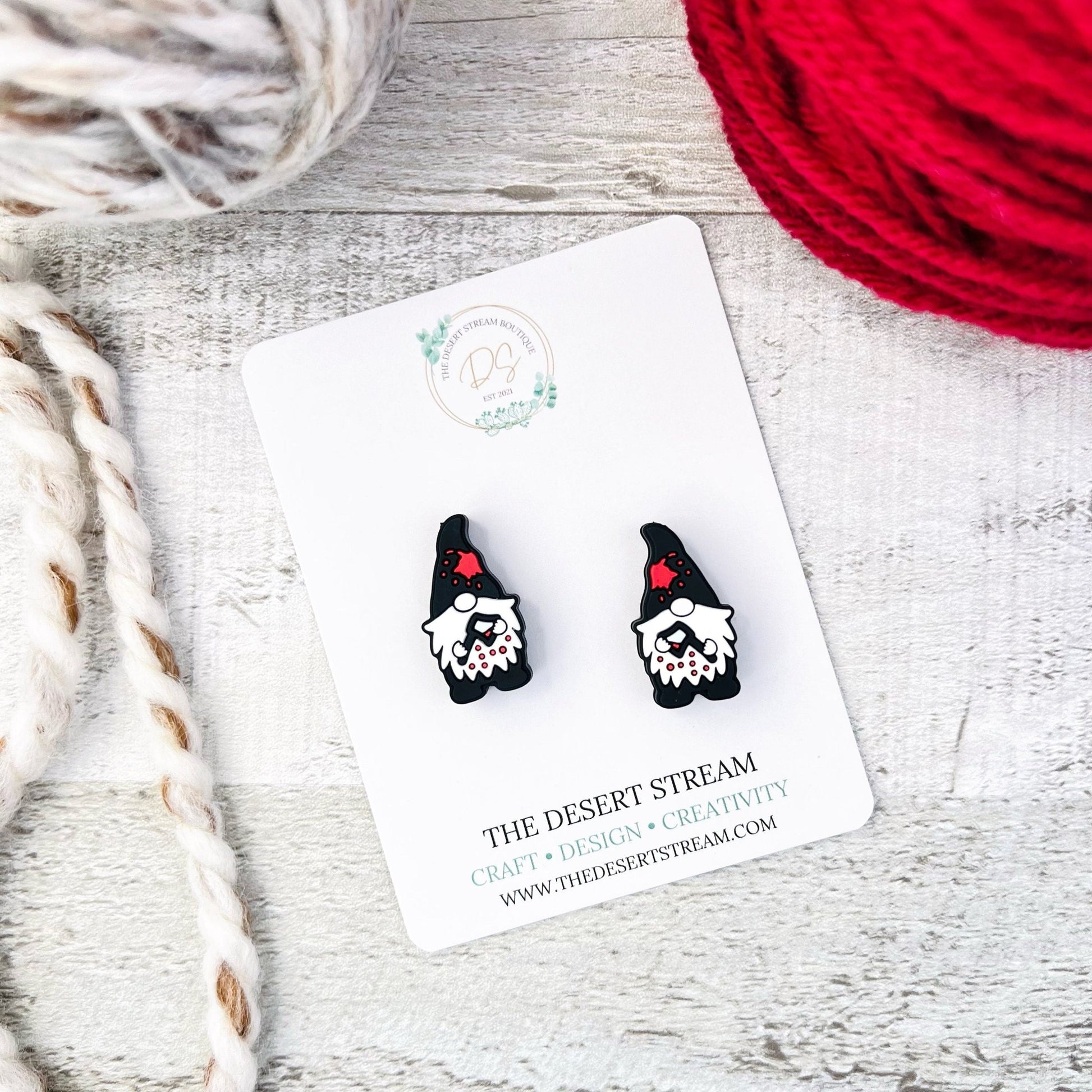 Axe Gnome Stitch Stoppers Knitting Needle Point Protectors - The Desert Stream Stitch