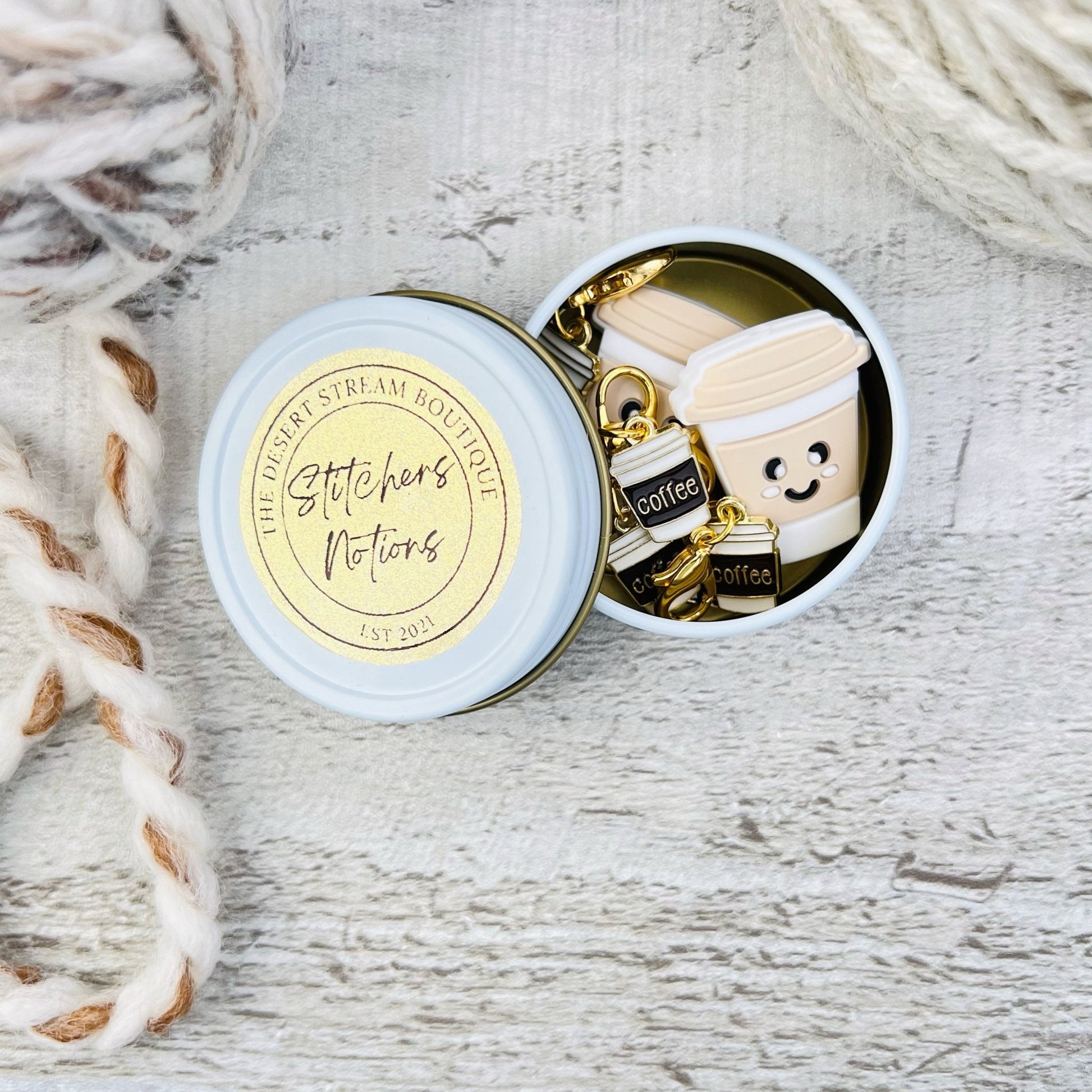 Coffee Stitchers Notions Knitting Set - The Desert Stream Stitch