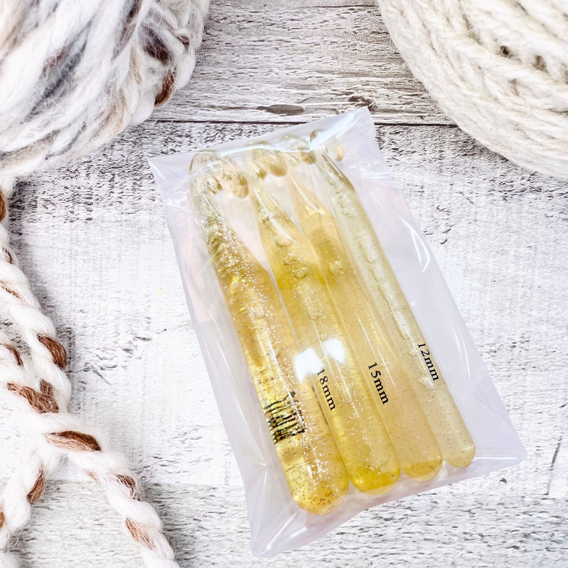 Crochet Hook Set - Gold Acrylic - The Desert Stream Stitch