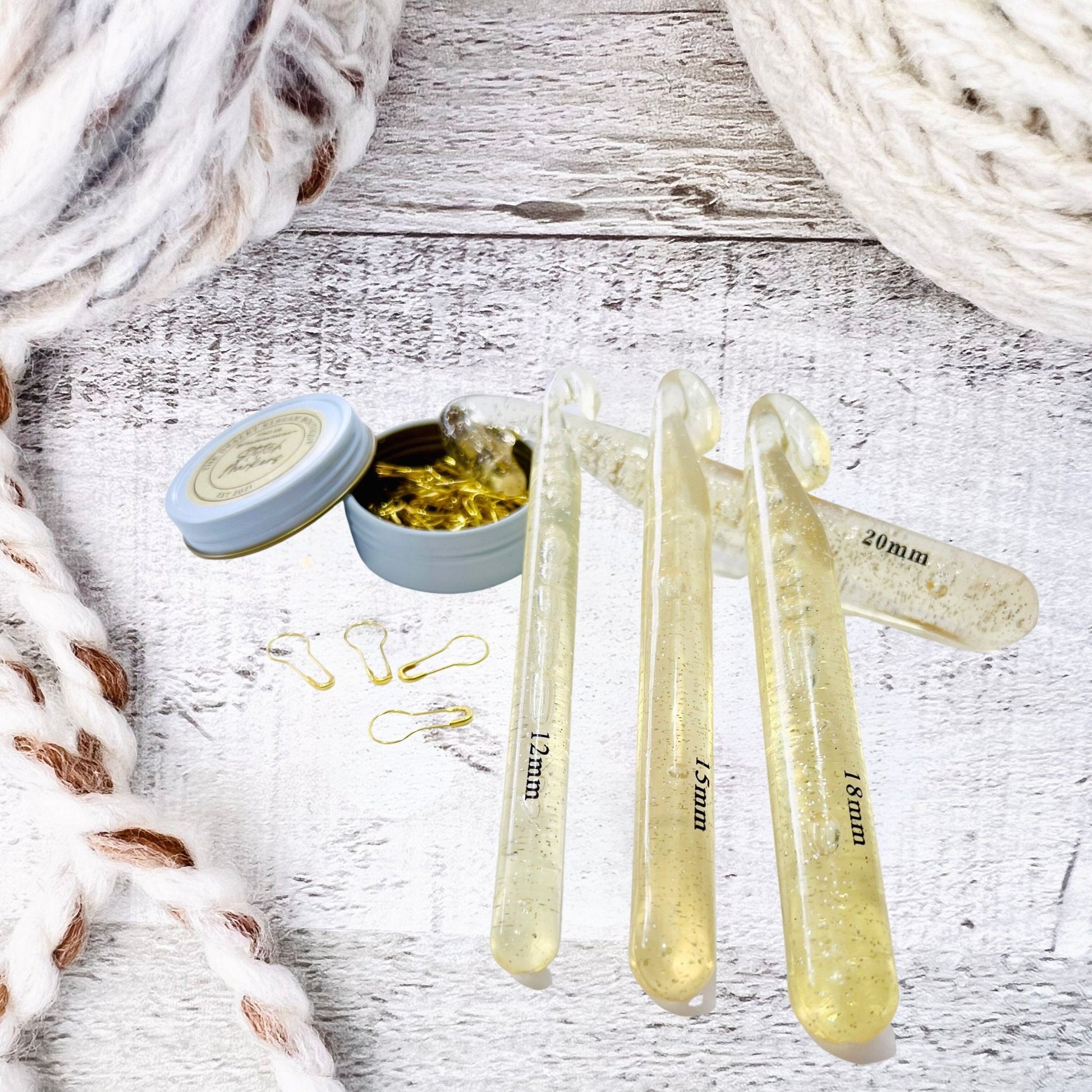 Crochet Stitch Markers & Hook Set - The Desert Stream Stitch