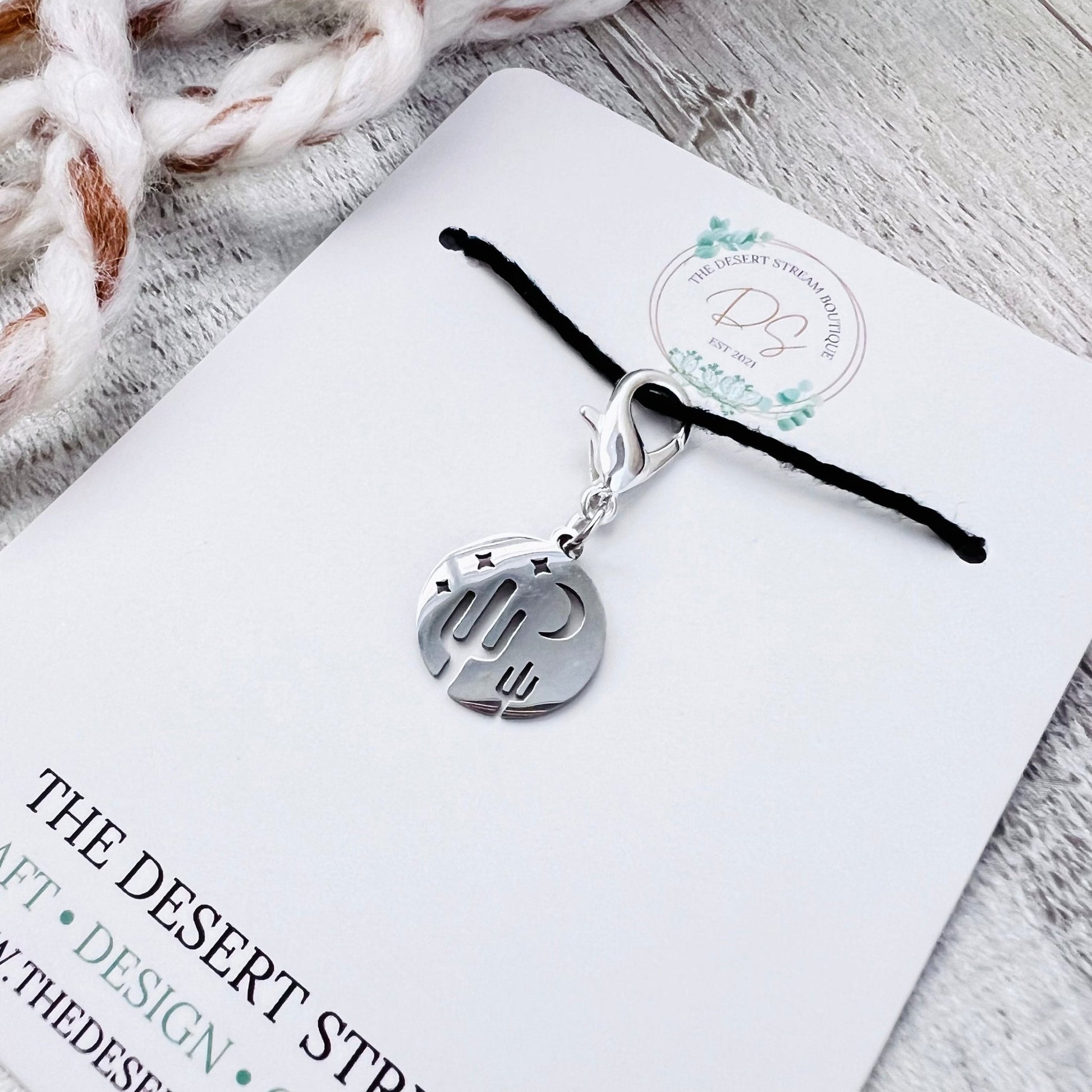 Desert Sky Stitch Marker - The Desert Stream Stitch