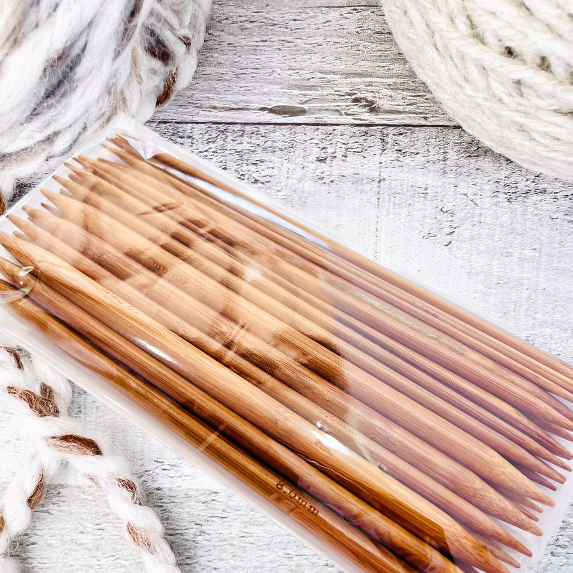 Double Point Knitting Needles - Set of 2 - The Desert Stream Stitch