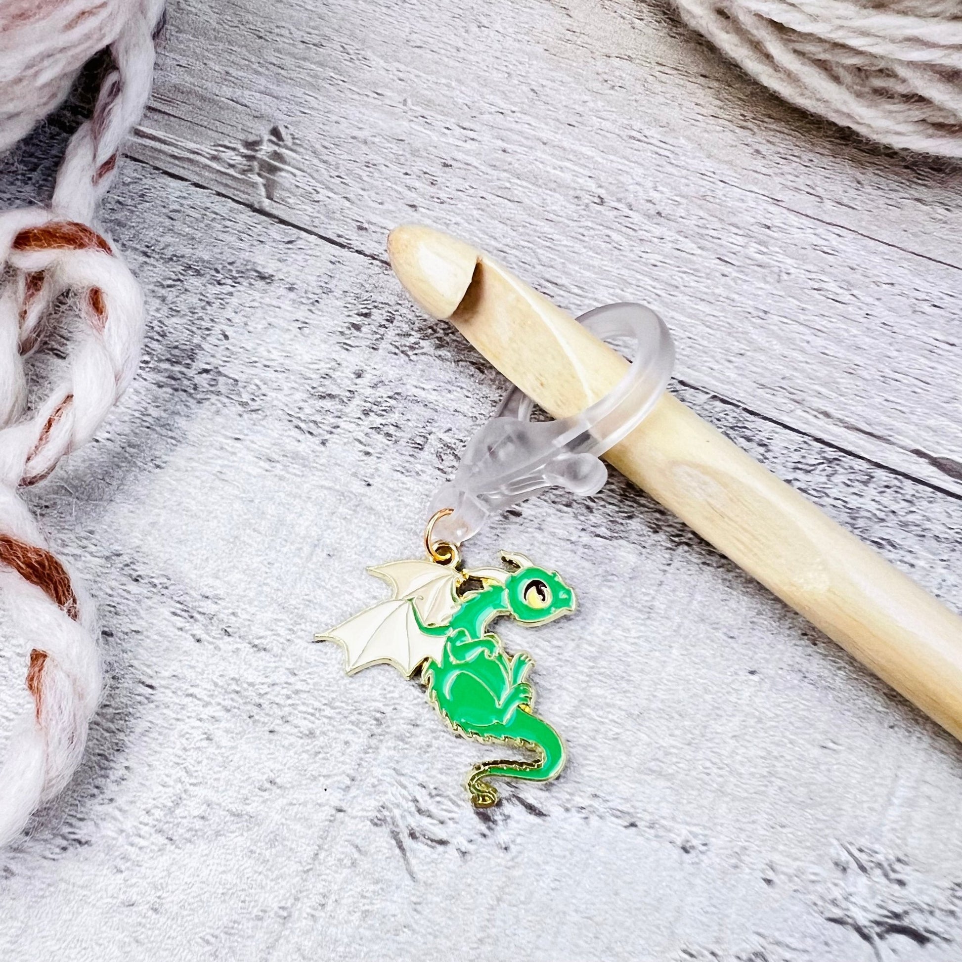 Dragon Jumbo Stitch Markers - The Desert Stream Stitch