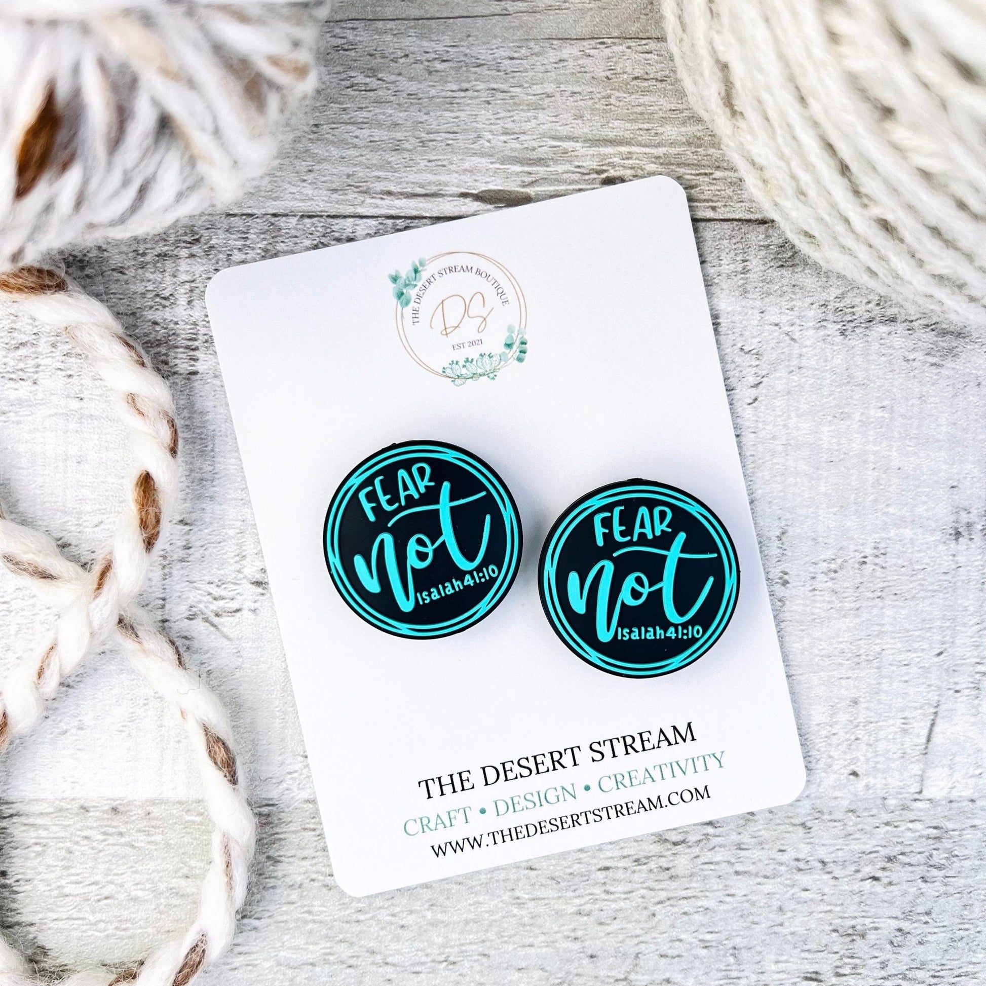 Fear Not Stitch Stoppers Knitting Needle Point Protectors - The Desert Stream Stitch