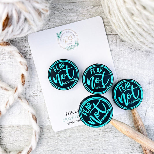 Fear Not Stitch Stoppers Knitting Needle Point Protectors - The Desert Stream Stitch