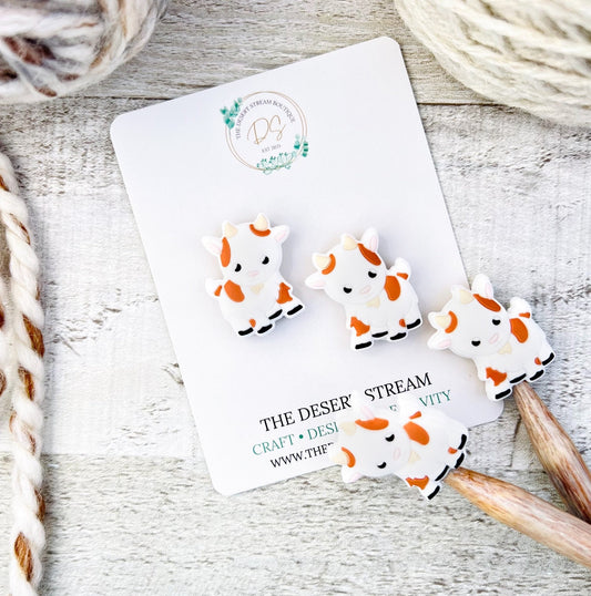 Goat Stitch Stoppers Knitting Needle Point Protectors - The Desert Stream Stitch