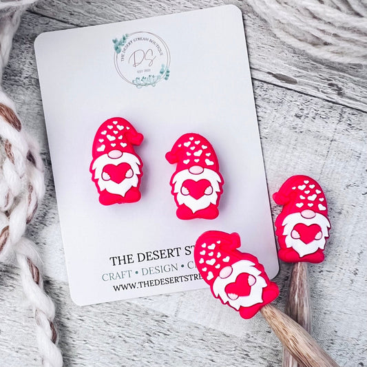 Heart Gnome Stitch Stoppers - The Desert Stream Stitch