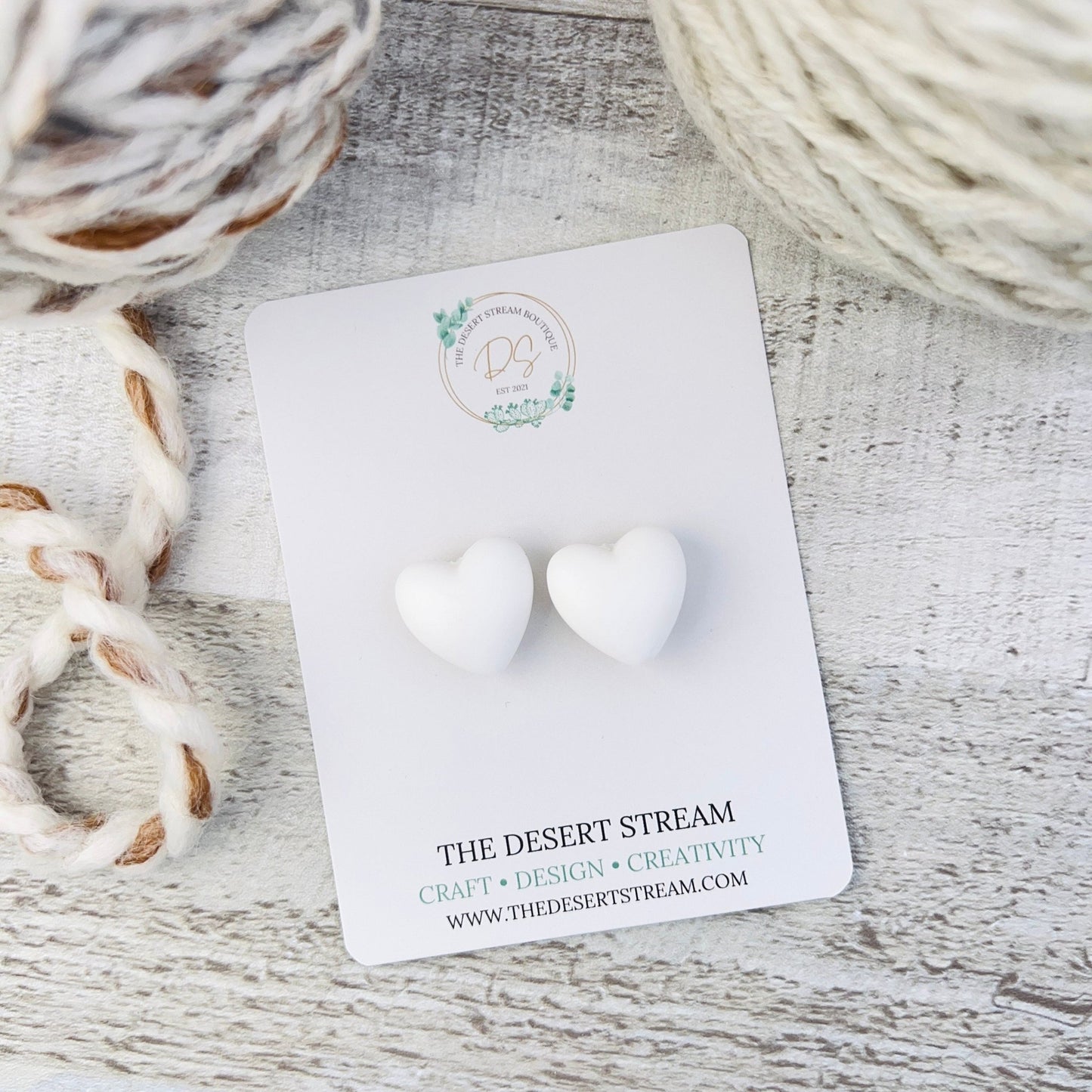 Heart Stitch Stoppers Knitting Needle Point Protectors - The Desert Stream Stitch