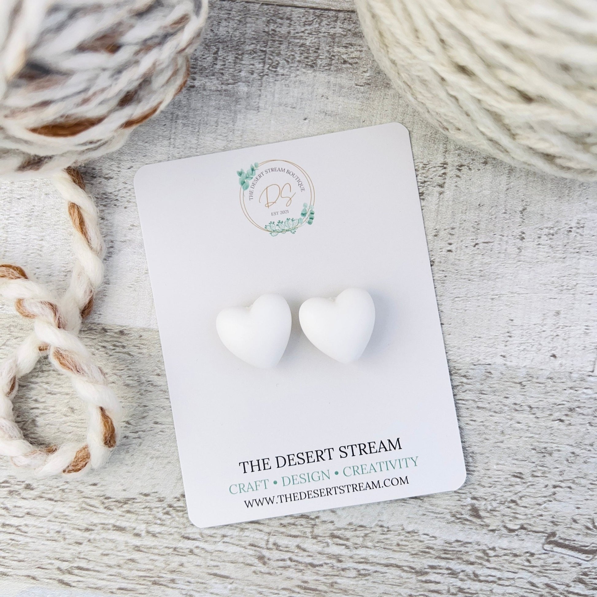 Heart Stitch Stoppers Knitting Needle Point Protectors - The Desert Stream Stitch