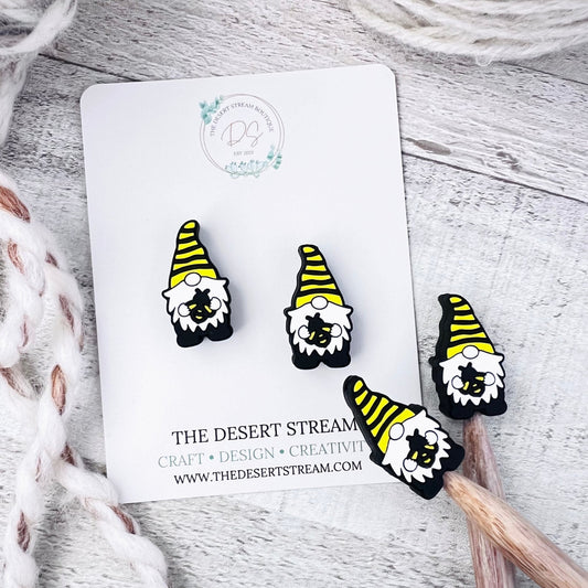Honeybee Gnome Stitch Stoppers - The Desert Stream Stitch