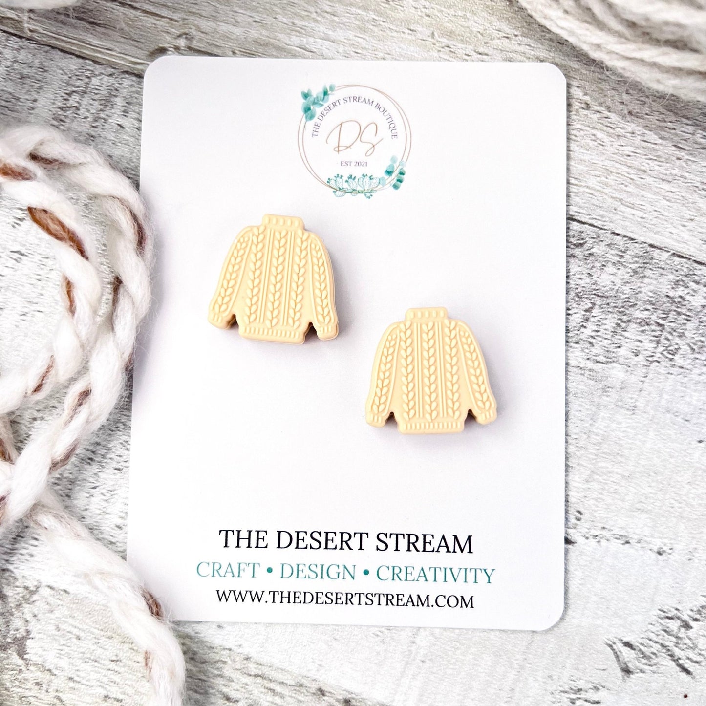 Knitted Sweater Stitch Stoppers - The Desert Stream Stitch