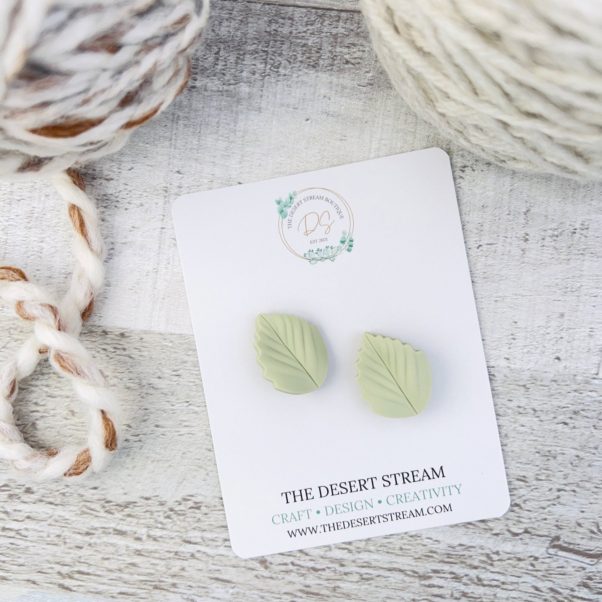 Leaf Stitch Stoppers Knitting Needle Point Protectors - The Desert Stream Stitch