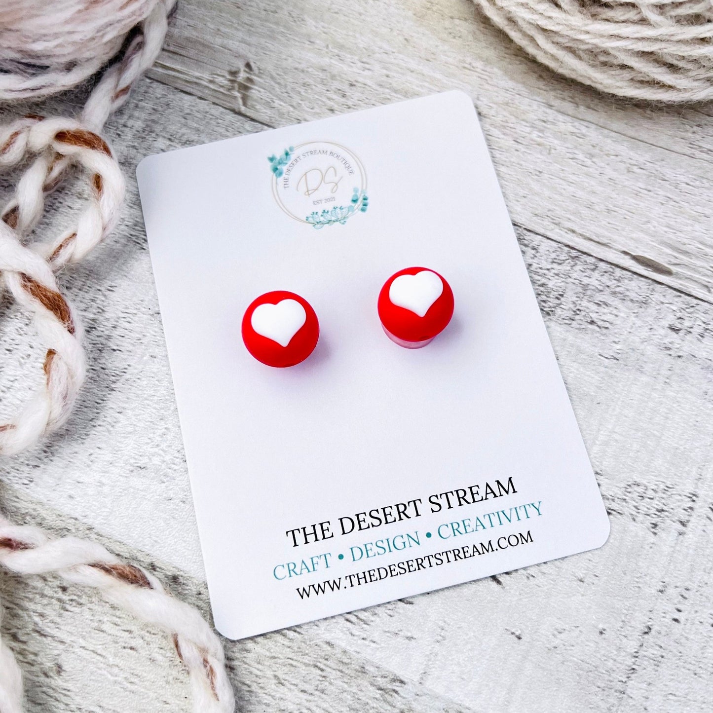 Love Hearts Stitch Stoppers - The Desert Stream Stitch
