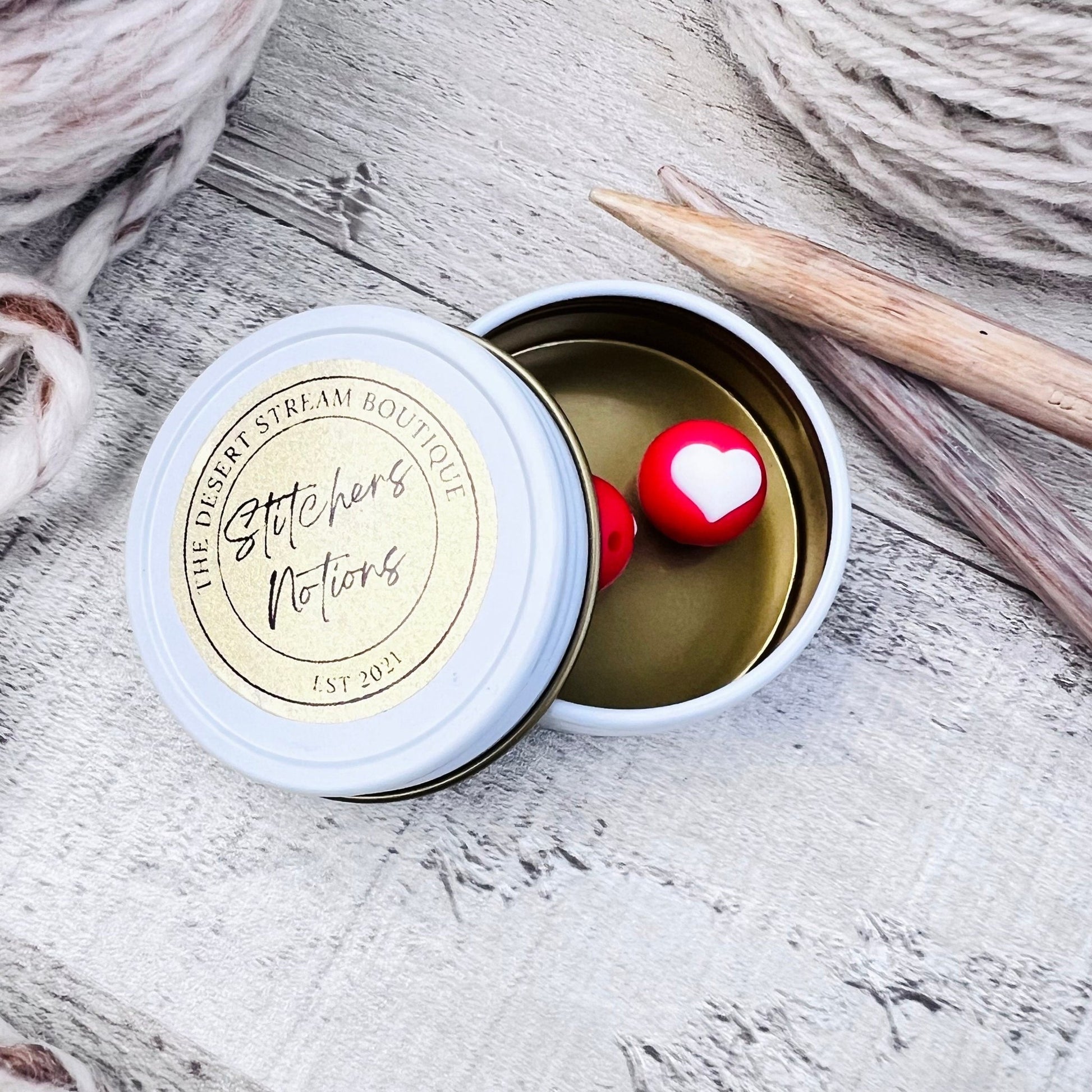 Love Hearts Stitch Stoppers - The Desert Stream Stitch