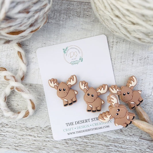 Moose Stitch Stoppers Knitting Needle Point Protectors - The Desert Stream Stitch