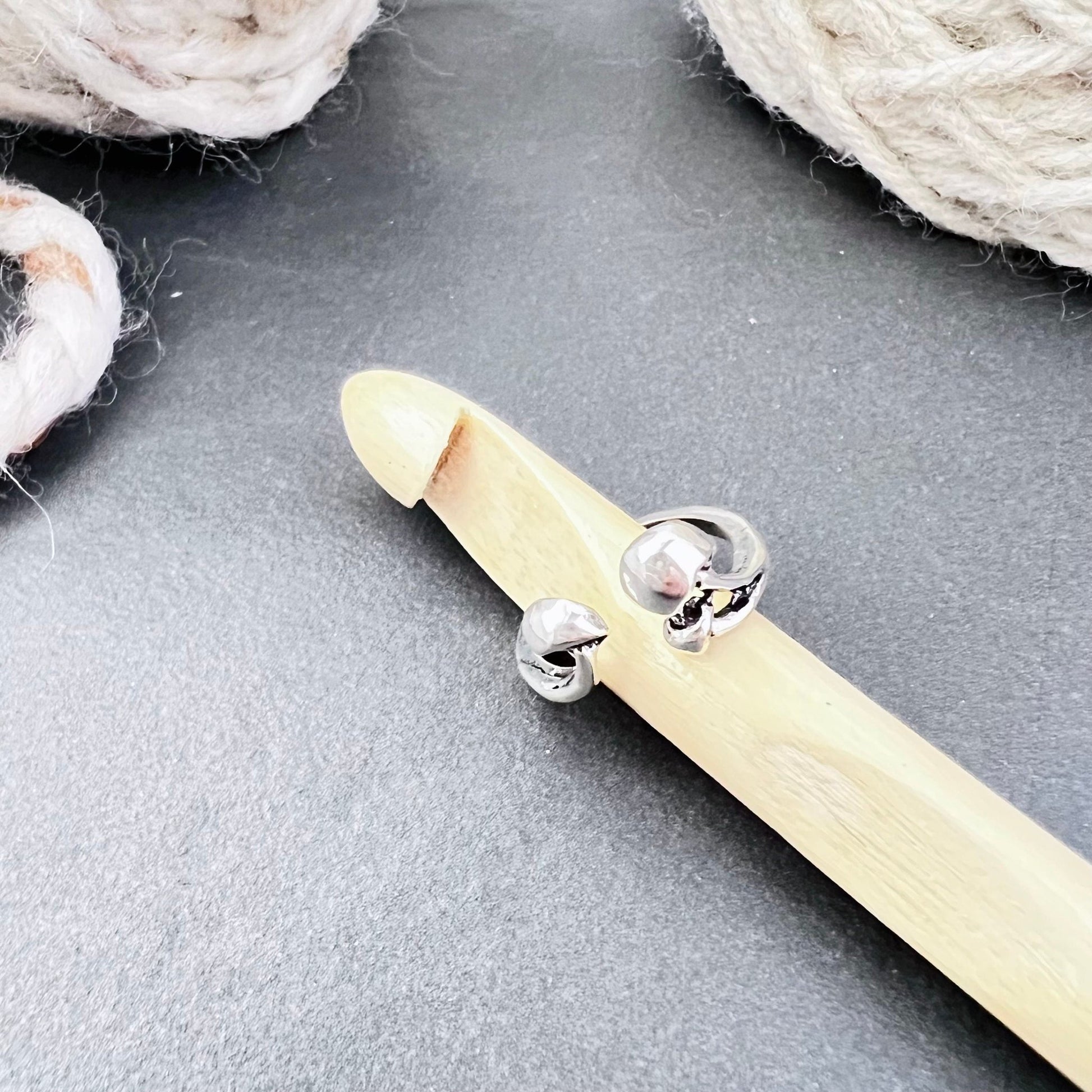 Mushroom Adjustable Tension Ring - The Desert Stream Stitch