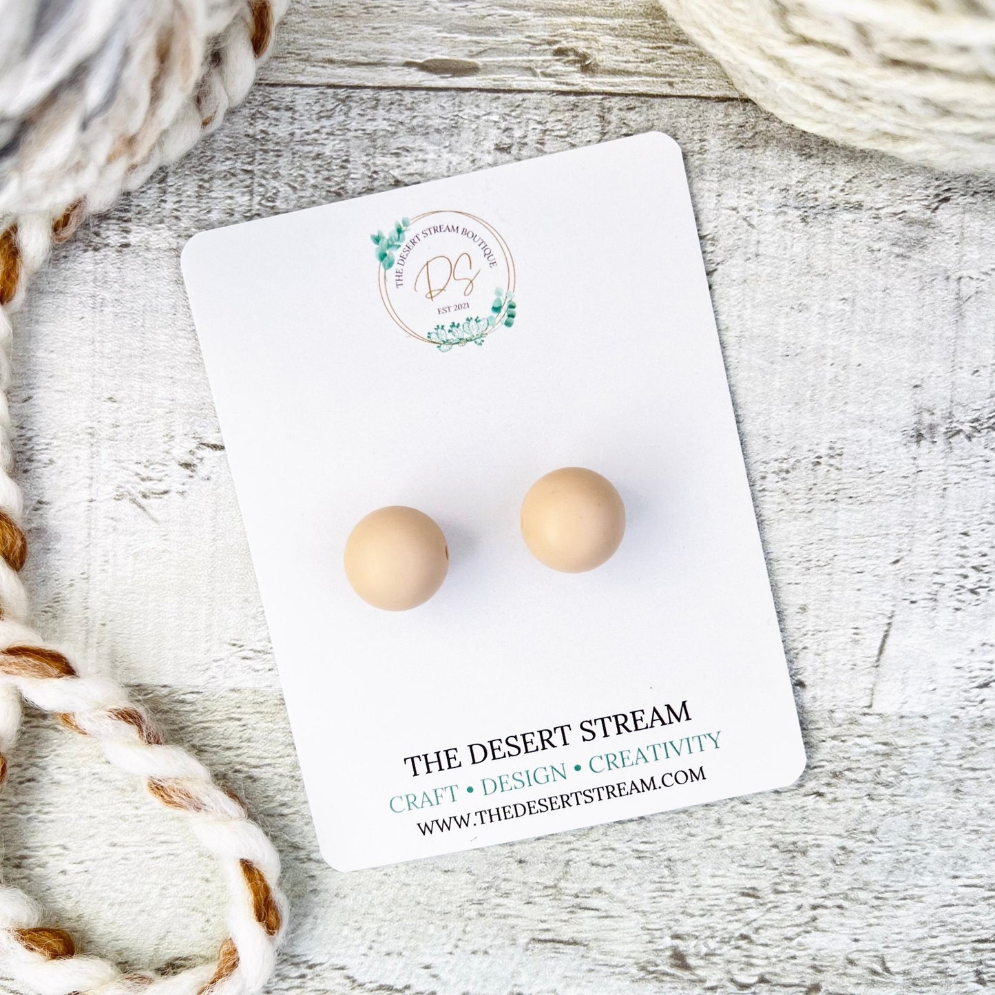 Oatmeal Stitch Stoppers Knitting Needle Point Protectors - The Desert Stream Stitch