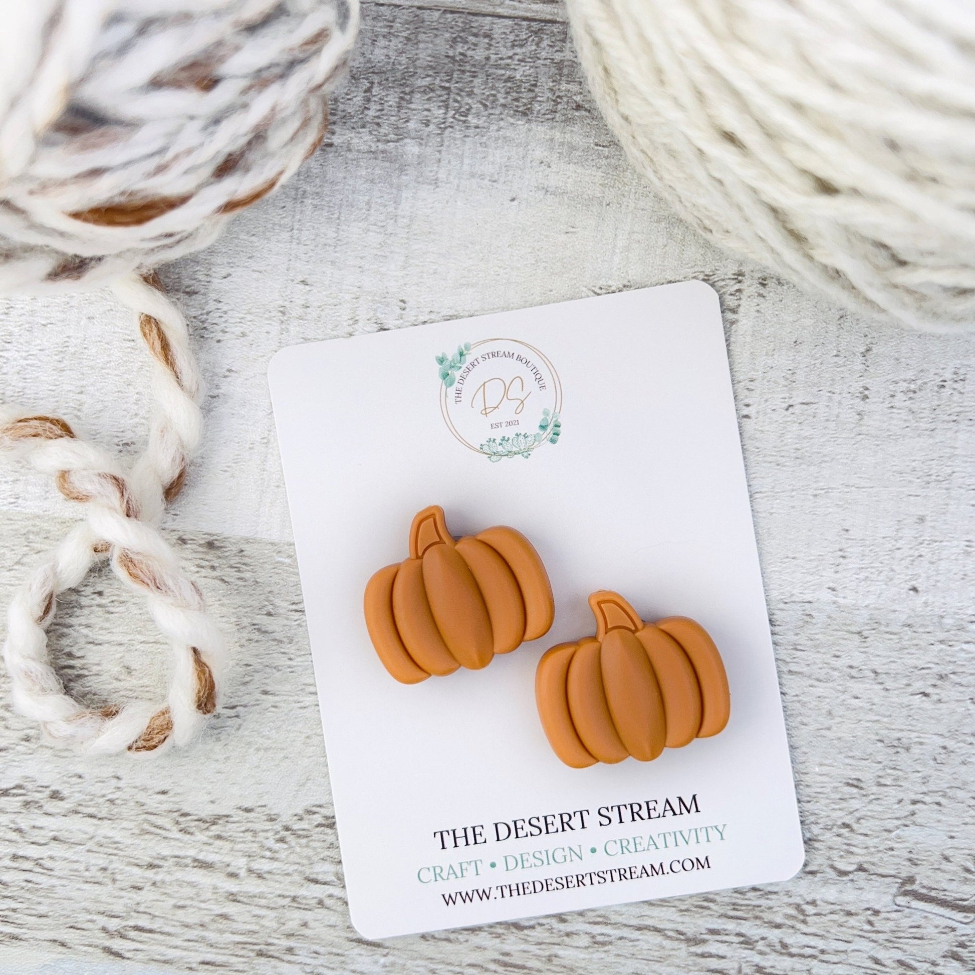 Pumpkin Stitch Stoppers Knitting Needle Point Protectors - The Desert Stream Stitch